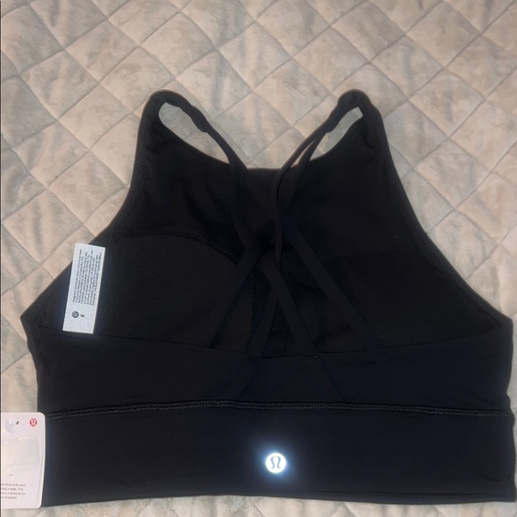 Lululemon Black Sports Bra - Picture 3 of 4